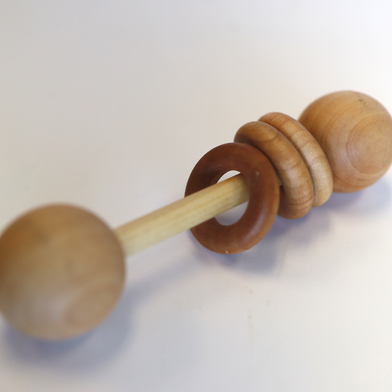 Add on gift- Wooden Baby Rattle