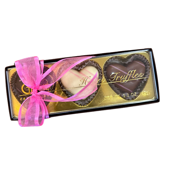 Heart-Shaped Chocolate Truffles