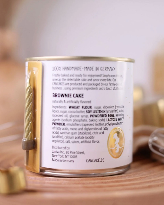 Celebratory CanCakes - with a candle