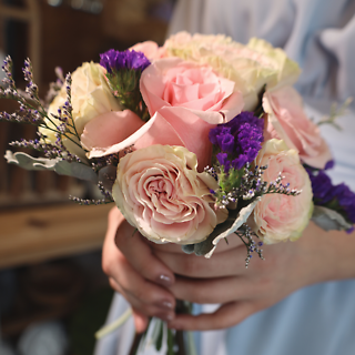 Pastel Hand-Held Bouquet